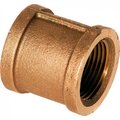 American Imaginations 1 in. x 1 in. Brass Coupling AI-35953